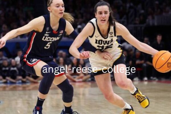 Angel Reese playing college basketball at LSU